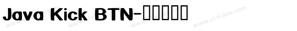 Java Kick BTN字体转换